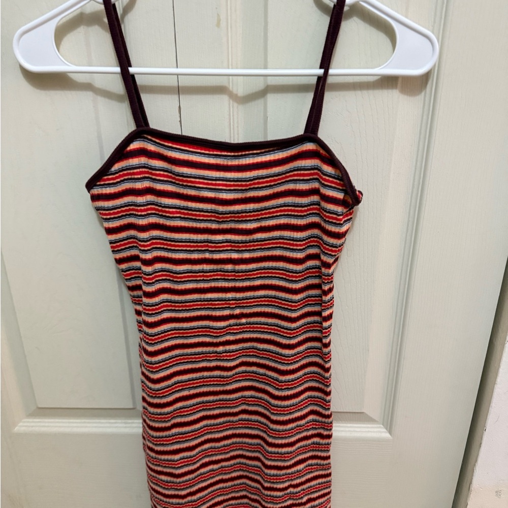 Striped Sleeveless Dress